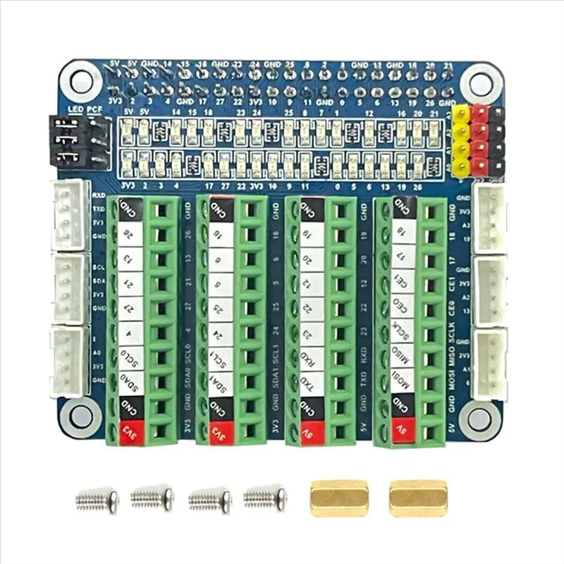 Y43A-1 Set scheda di espansione scheda di espansione GPIO per scheda di test GPIO LED Raspberry Pi sensore ADC/DCA