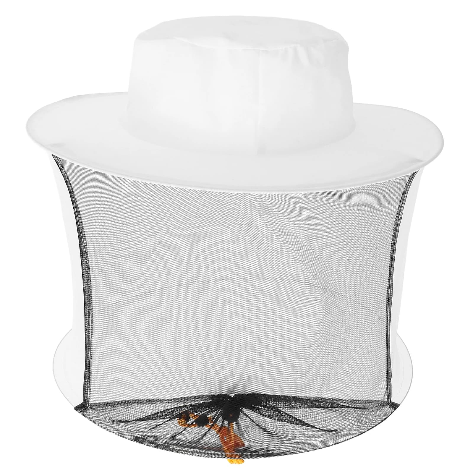 Cappello da Apicoltore con Ampia Tesa e Rete Protettiva Pieghevole per Apicoltura, Pesca, Escursionismo, Viaggi - Cappello Portatile con Rete per la Testa
