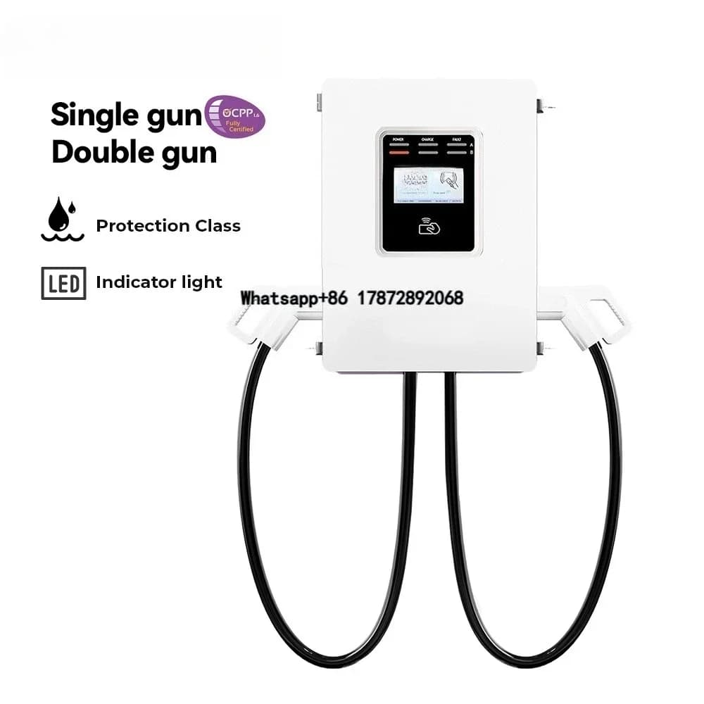 Stazione di ricarica rapida DC per veicoli elettrici 2026 Wallbox CCS2 30kW Commerciale Livello 3 CCS con doppia ricarica