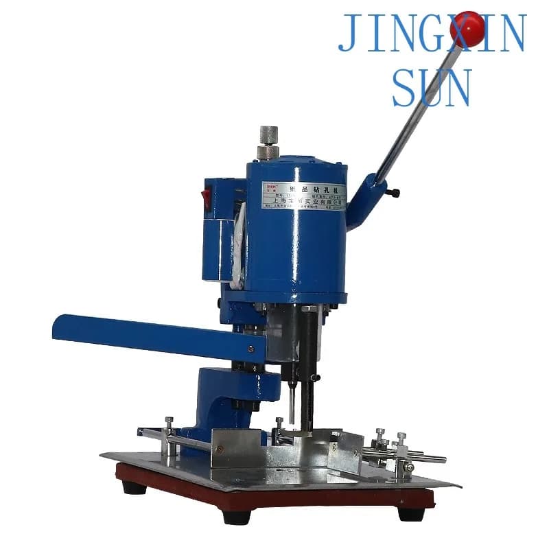 150A Tag Punching Machine Electric Single Hole Plastic Bag Hole Punch Album Recipe
