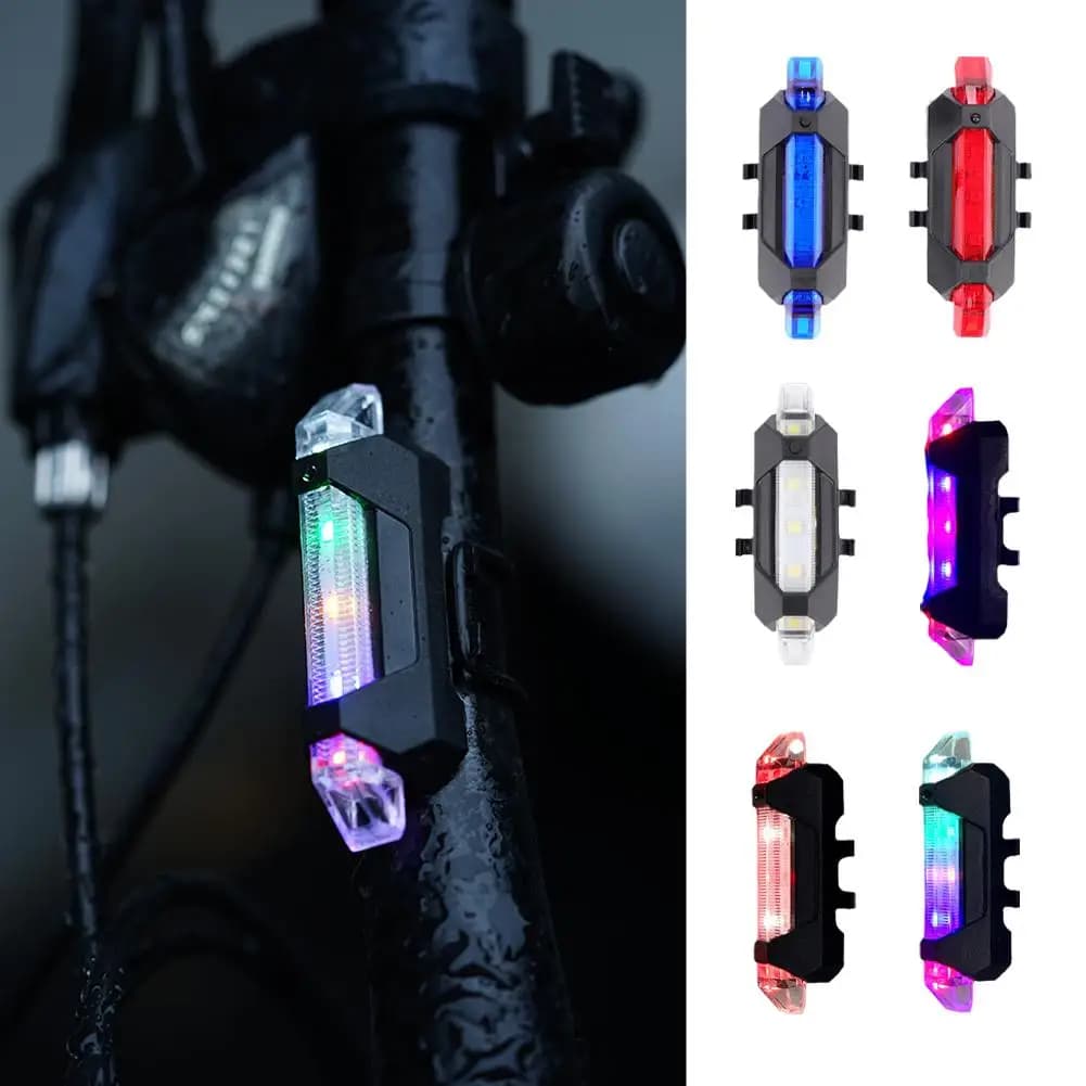 Scooter Warning Led Strip Flashlight Bar Lamp For Mijia M365 Electric Scooter Night Cycling Safety Light taillight Bike Lamp
