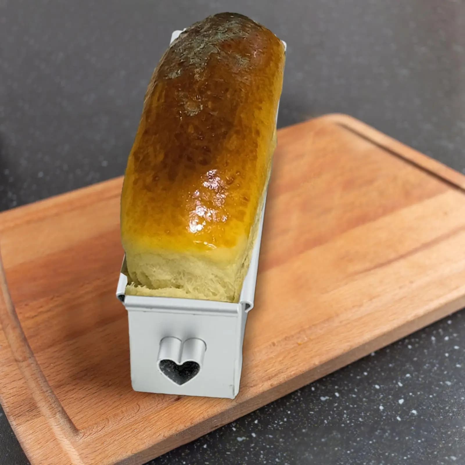 Stampi per pane in lega di alluminio antiaderenti, per toast, torte, pane sandwich e stampi per gelato a forma di barattolo lungo