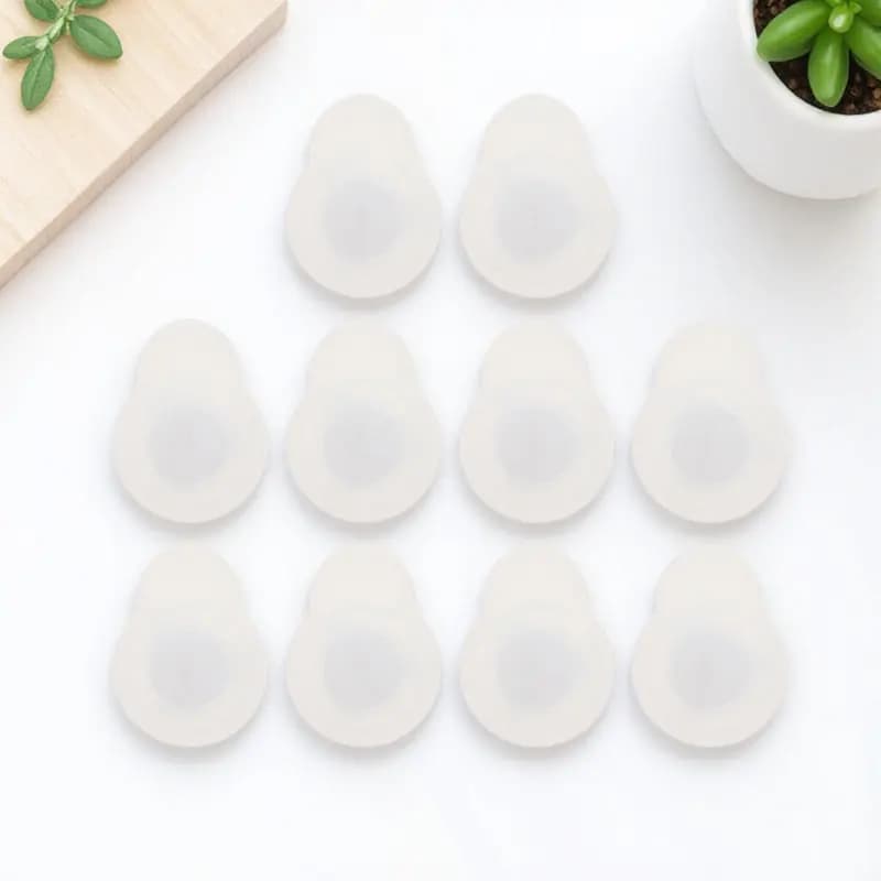10 Pezzi Tappi in Silicone per Sfiato Aria Contenitori Alimenti Coperchi Scatole Conservazione Cucina, Resistenti alle Alte Temperature, Facili da Usare