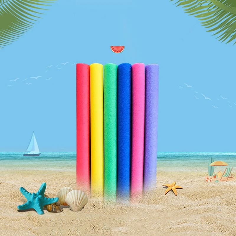 Random Color Foam Swim Noodle Float Stick 1Pc Pool Water Buoyancy Rod Portable Buoyancy Aid For Beginner Swimming Practice
