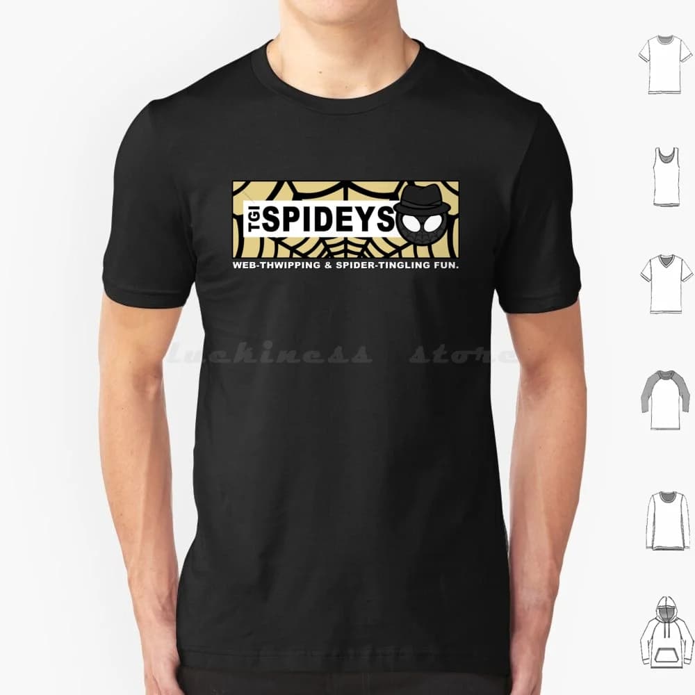 Tgi Spideys T Shirt Cotone Uomo Donna Stampa fai da te nel versetto di ragno Versetto di ragno Cultura pop Film Foodie Amante degli alimenti Ti