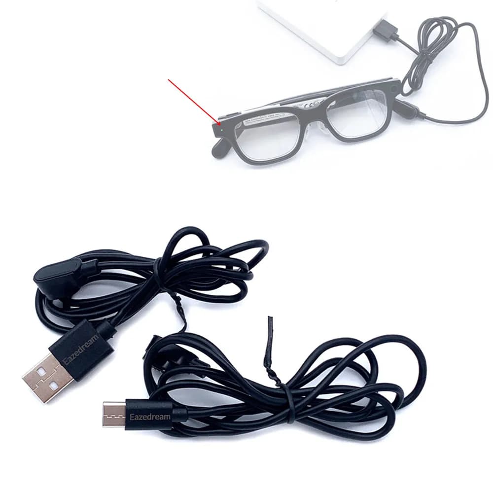 Cavo di ricarica magnetico USB / Type-C per occhiali Rokid AI Smart Glasses USB-C