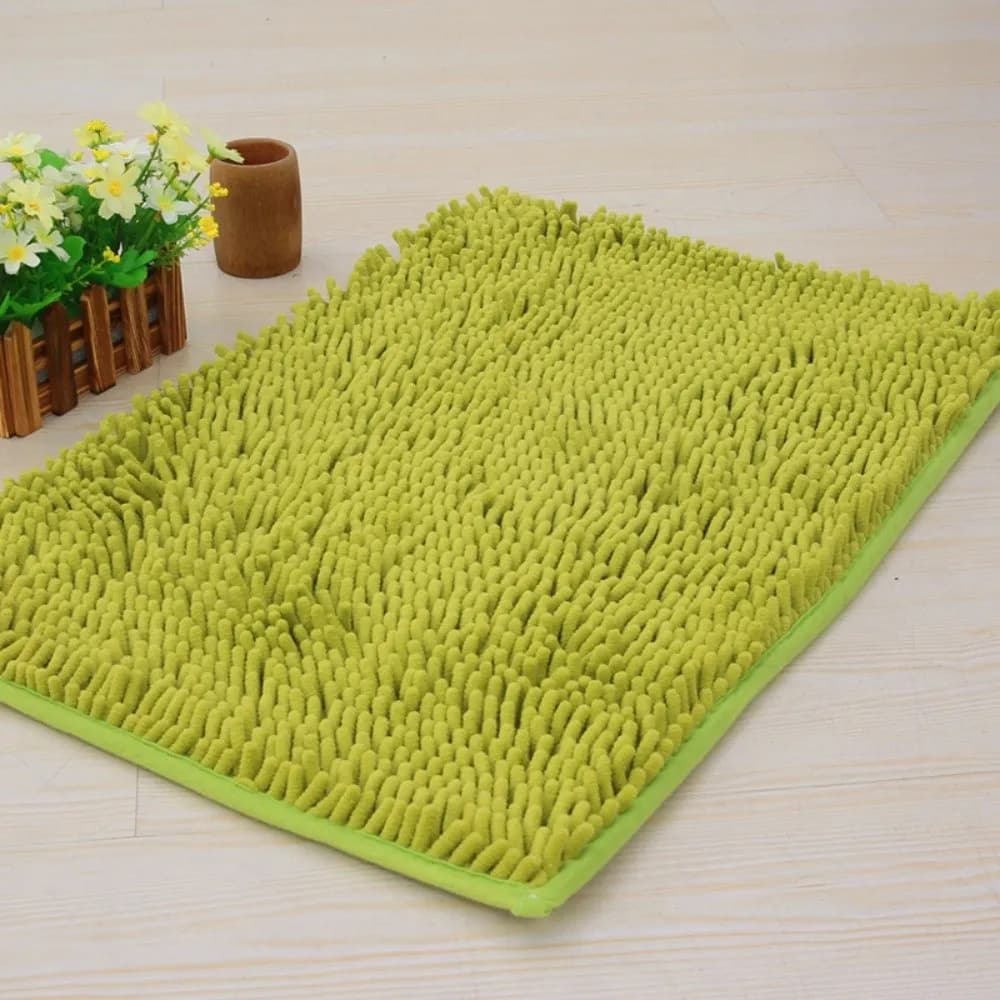 Nuovo 40*60 cm Tappetino da bagno Anti Muffa Ciniglia Tappetino da bagno super assorbente Extra morbido Lavabile in lavatrice Tappeto da bagno