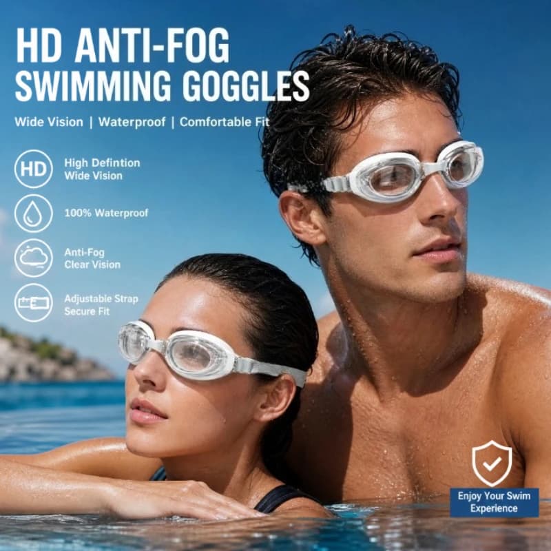 high-end Adult Swimming Goggles High-Definition Anti Fog Waterproof Ideal Choice for Surfing and Swimming Swimming Equipment