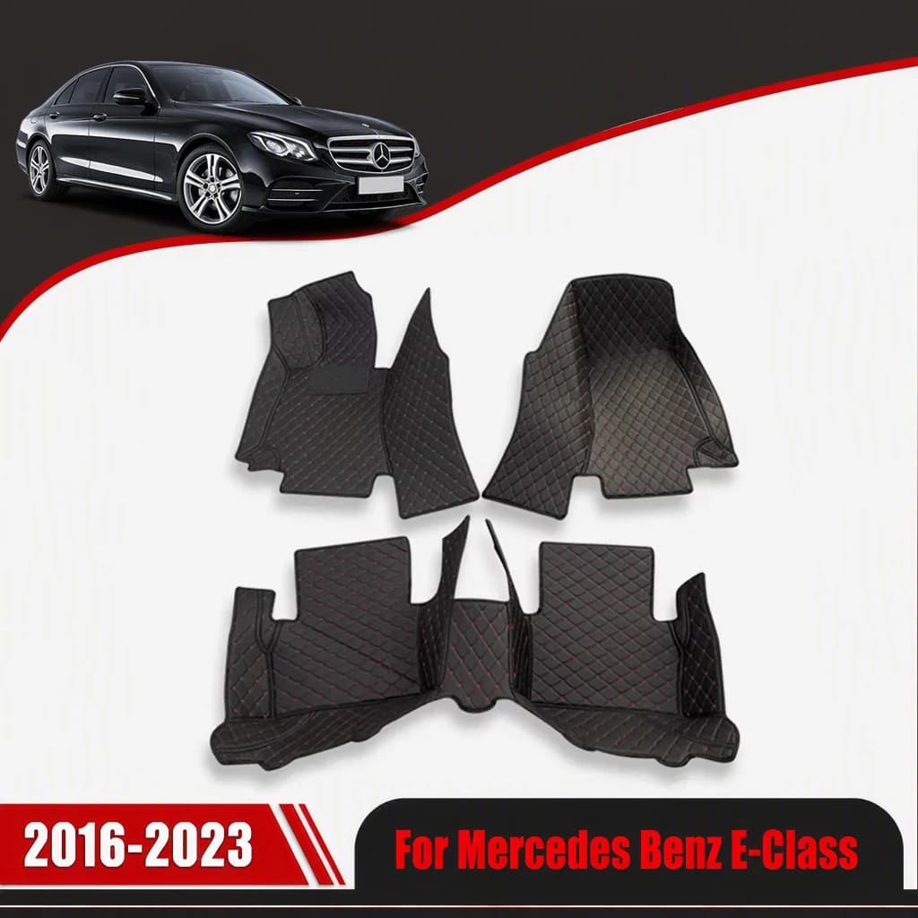 Car Floor Mats For Mercedes Benz E-Class E Class 2021 2020 2019 Carpets Rugs Auto Interior Accessorie Waterproof Products Covers