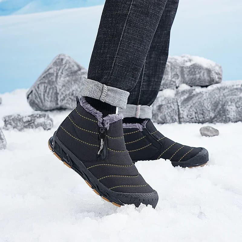 Scarpe invernali da uomo Scarponi da trekking da esterno unisex caldi e confortevoli di dimensioni extra large per la stagione fredda