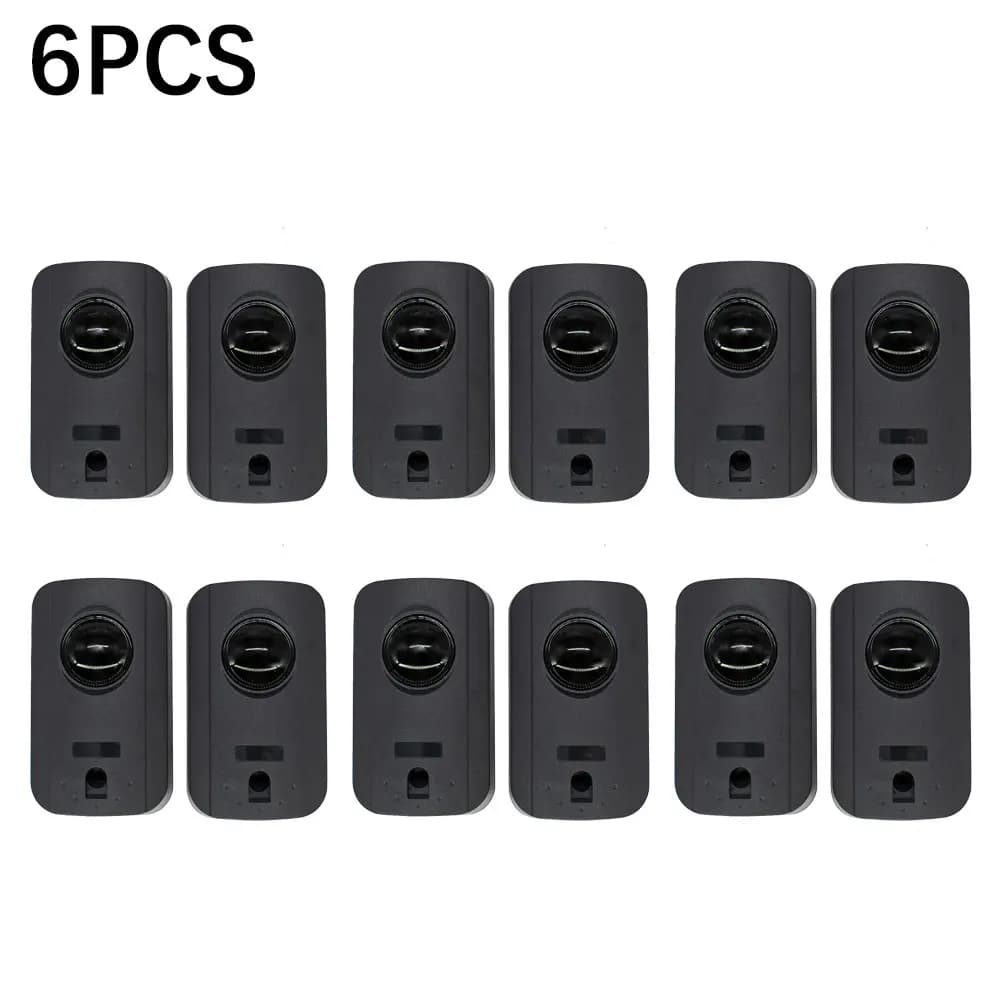 Set di 6 Sensori a Raggio Infrarosso Fotoelettrici Attivi Impermeabili, Rilevatore a Barriera Singola per Porte di Garage, Finestre e Sistemi di Allarme Antifurto