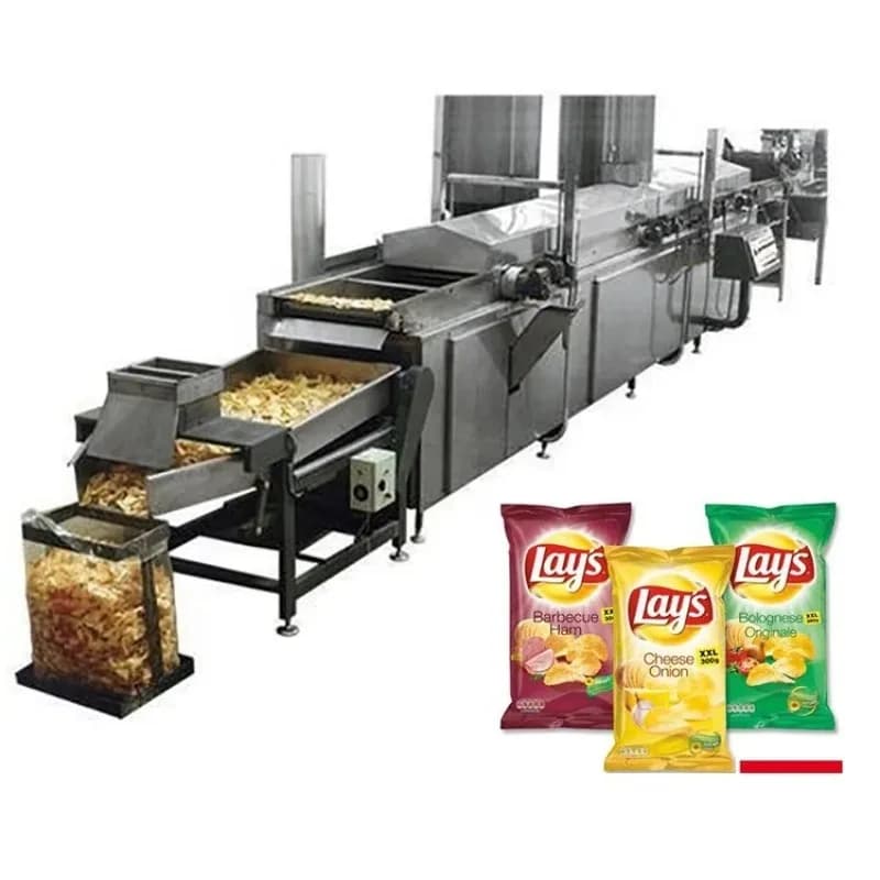 Electric Or Gas Fired Oven Air Fryer Frying Machine For Potato Chips French Making
