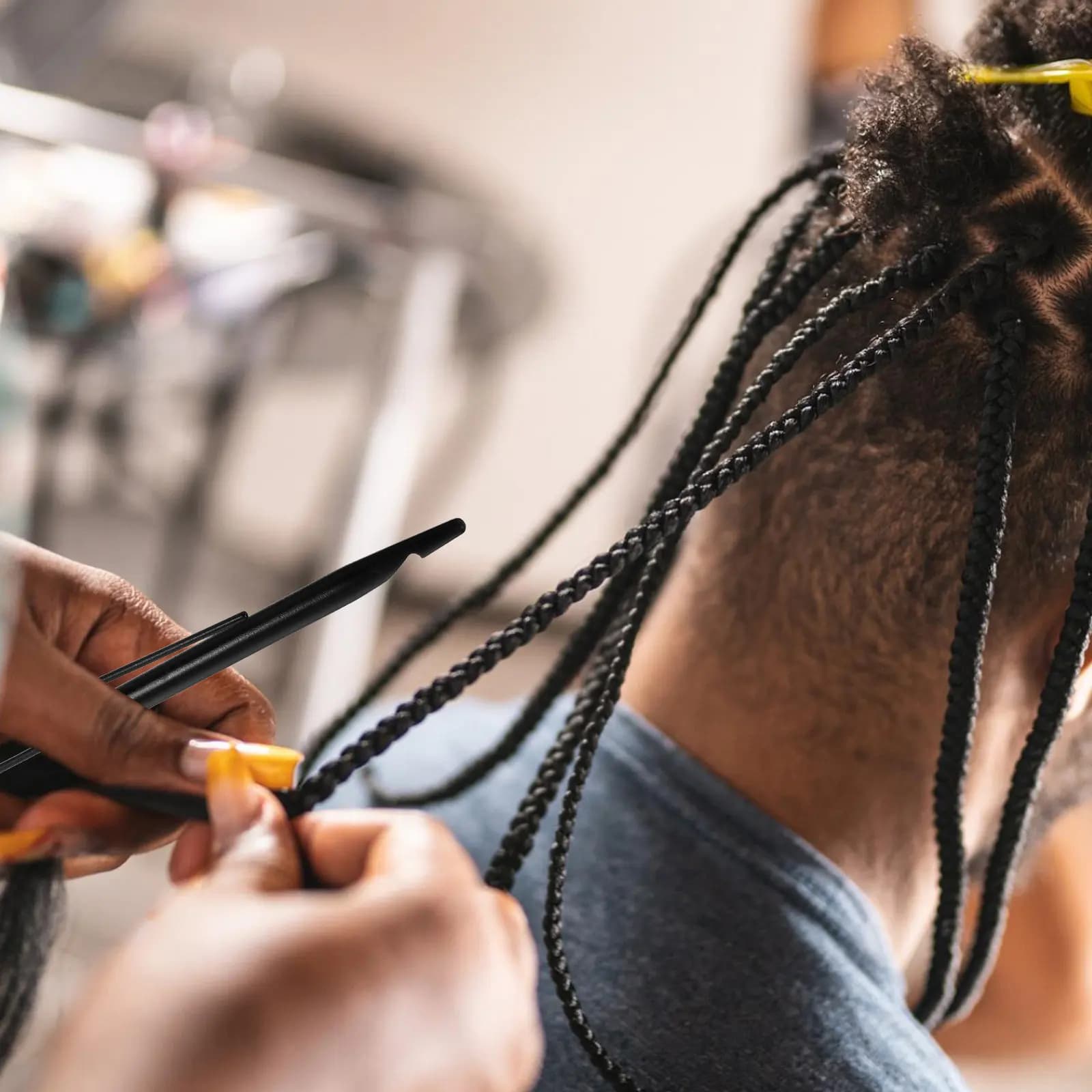 Strumento Professionale per Intrecciare Capelli, Uncinetto Robusto e Liscio per Dreadlocks, Trecce e Styling, Facile da Impugnare, Leggero, per Acconciature Fai-da-Te