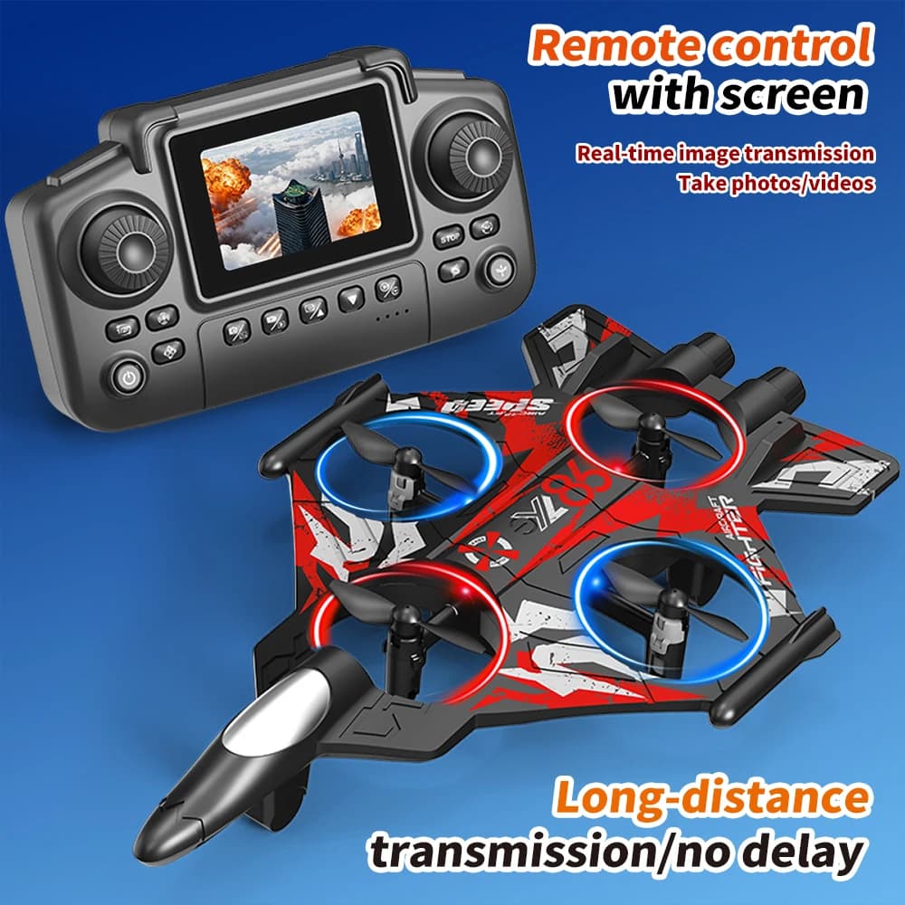 New RC aircraft in Foam YL86 2026, Acrobatic Helicopter RC 2.4G WIFI with Colored LED Lights, Boys Toy