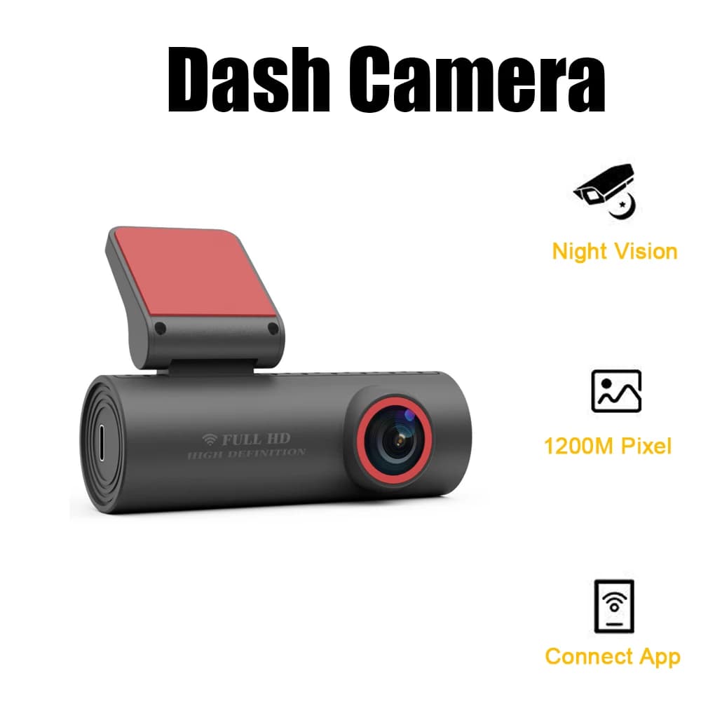 WA09 4K HD Night Vision Dashcam WIFI Interconnection for mobile phone 150 ° Car registration camera with double front and rear lens Wide Angel