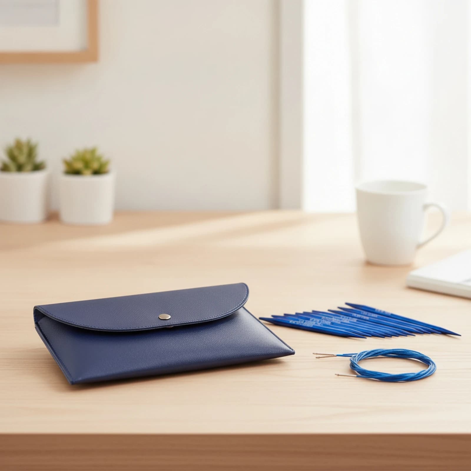 Interchangeable Circular Knitting Portable Interchangeable Knitting Needle Kit Travel-Ready Tidy for Knitters