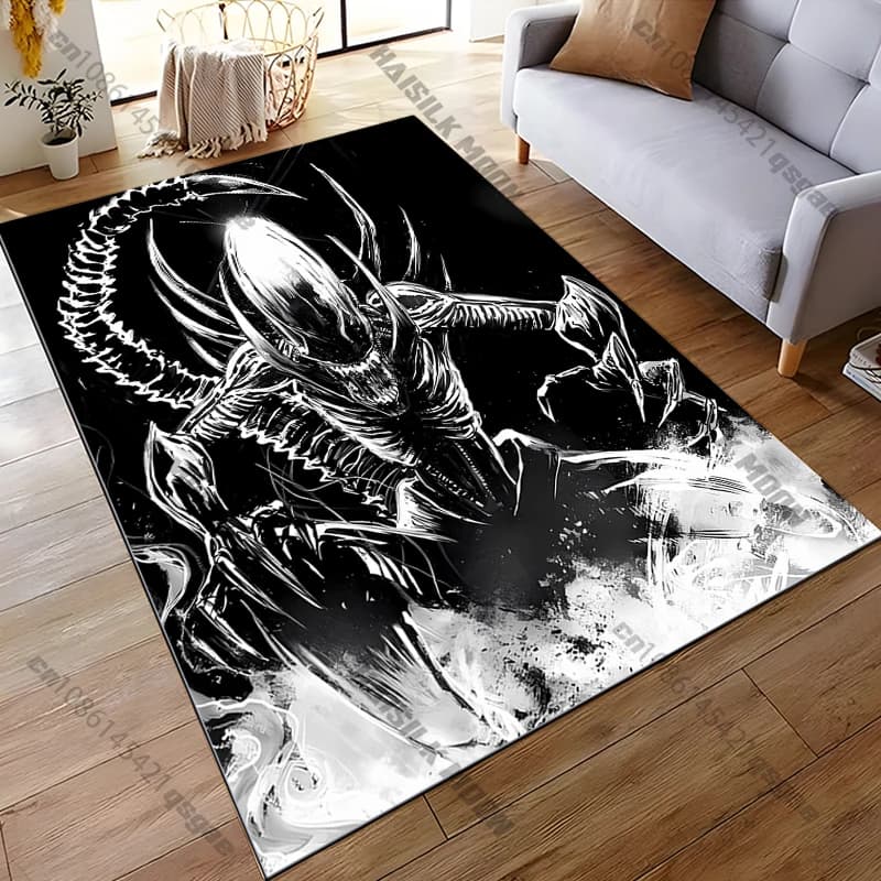 Black Monster Carpet for Living Room Play Mats Soft Floor Cartoon Mats Bathroom Mat Yoga Mat Home decoration Tapis Salon