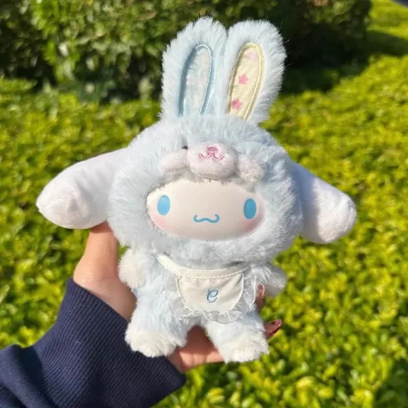 Nuovo Ciondolo Bambola in Vinile a Forma di Coniglio Elfo della Famiglia Sanrio, Portachiavi Regalo per Ragazze