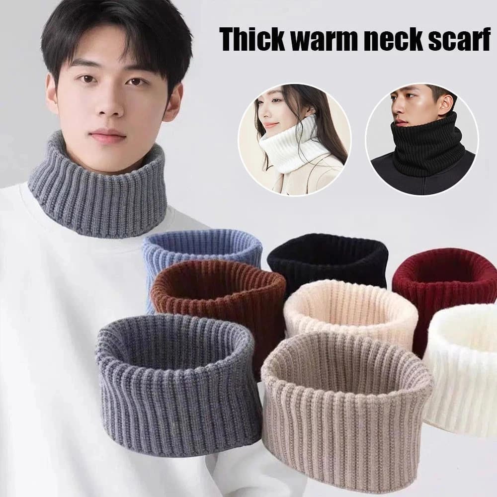 Sciarpa al collo lavorata a maglia unisex di nuova moda Cashmer solido Sciarpe sportive invernali Copertura antivento per il viso all'aperto per lo sci Corsa in bicicletta