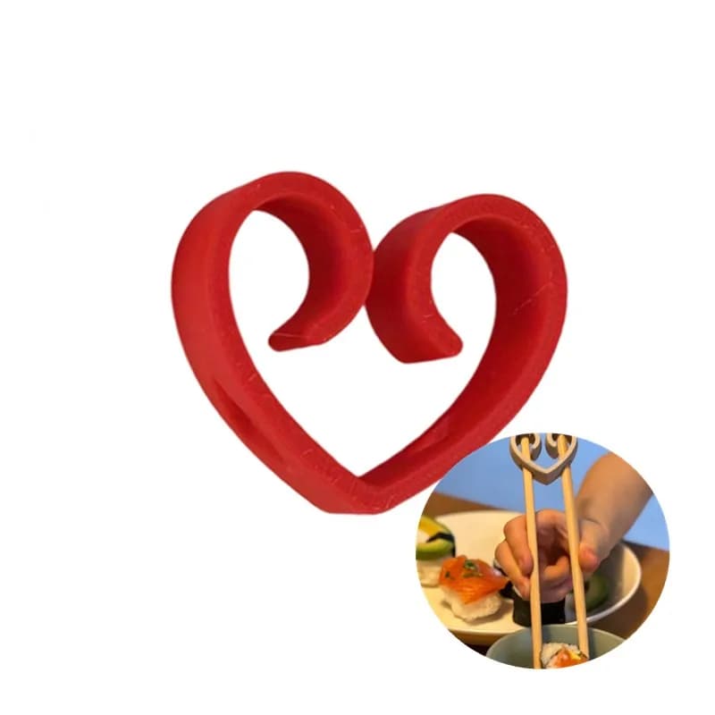 Bastoncini da Cucina a Forma di Cuore Lavabili in Lavastoviglie, Perfetti per l'Allenamento di Adulti e Bambini