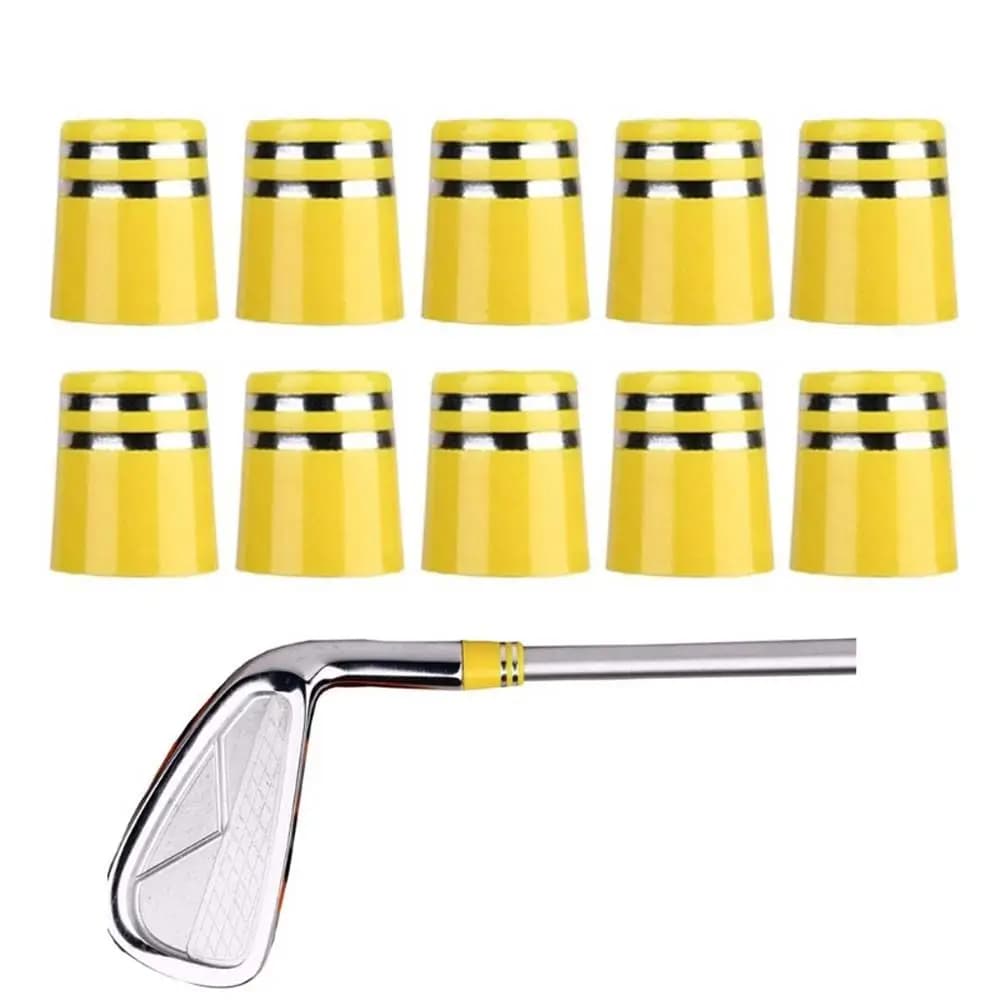 Anti-Shock Ring Double Silver Ring Golf Ferrules Golf Ferrules Replacement Golf Tapered Ferrule Golf iron Rubber Sleeve