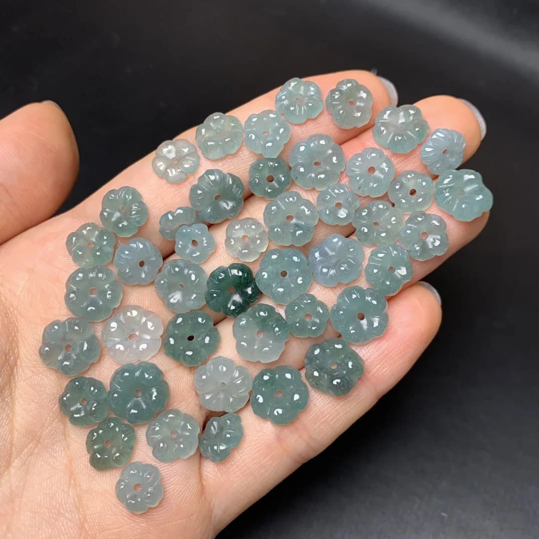 Myanmar Natural Jade Grade A Small Grade A Flower Drop Shipping