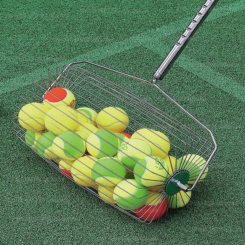 Raccoglitore a Rullo in Acciaio Inossidabile Personalizzato con Lunghezza Regolabile per Tennis e Pickleball - Vendita all'Ingrosso