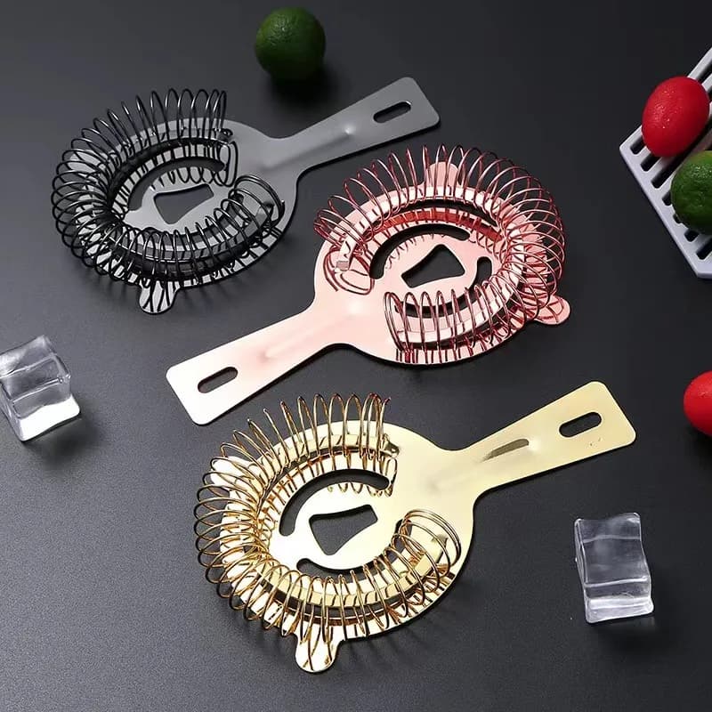 Shaker per Cocktail in acciaio inossidabile Bar colino per ghiaccio filo per bevande miste barman accessori per Bar per attrezzi professionali