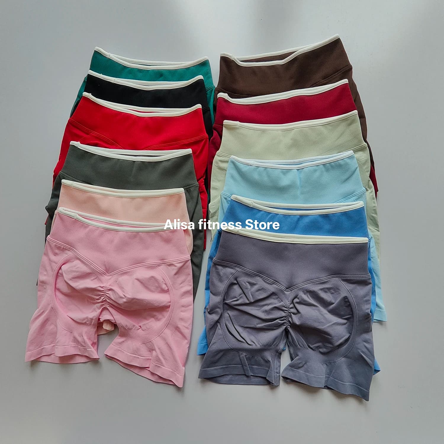 High Life Yoga Shorts for Women, Summer Summer Shorts for Gym, Running, Pilates, Cycling and Training