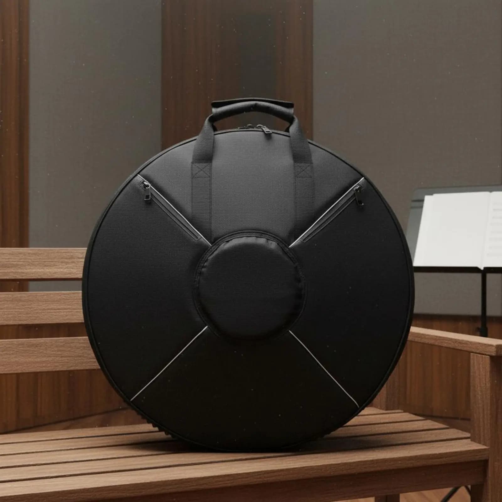 Borsa per Handpan Robusta, Custodia per Handpan in Acciaio, Borsa per Steel Drum con Protezione Imbottita in Tessuto Oxford, Custodia Portatile per Viaggi e Performance