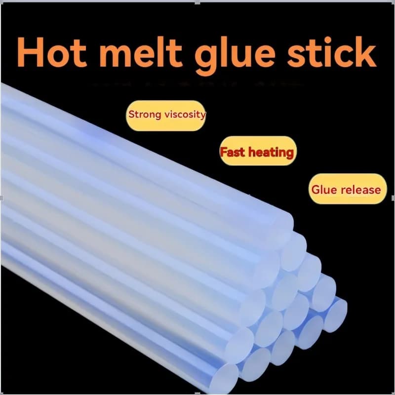 Bastoncini di Colla a Caldo 7/11mm *100mm, 10 Pezzi, Formato Mini per Pistola Incollatrice, per Fai da Te, Artigianato, Riparazioni Generali e Decorazione Casa