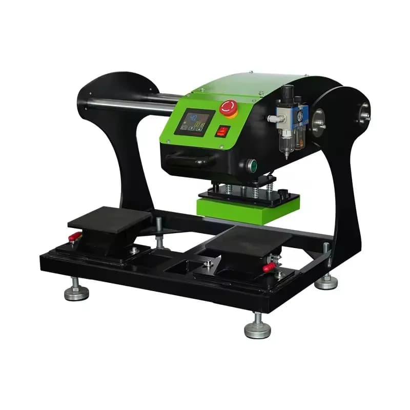 Sixfar Factory Nuova doppia stazione pneumatica Doppia macchina automatica per pressa di calore per cappelli Trasferimento di sublimazione per magliette e cappucci