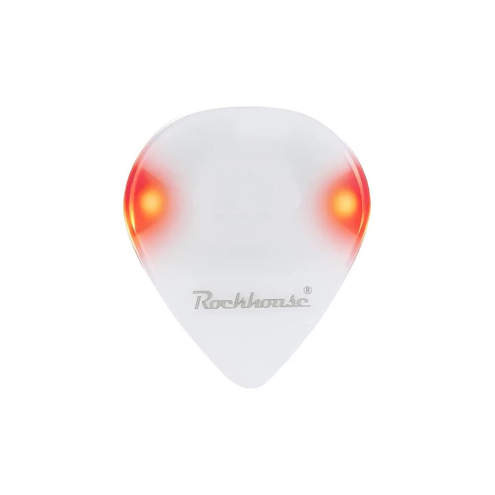 ABS Glowing Acoustic Guitar Picks 4.1*4.1cm Multicolors Touch Luminous Electric Guitar Bass with LED Light