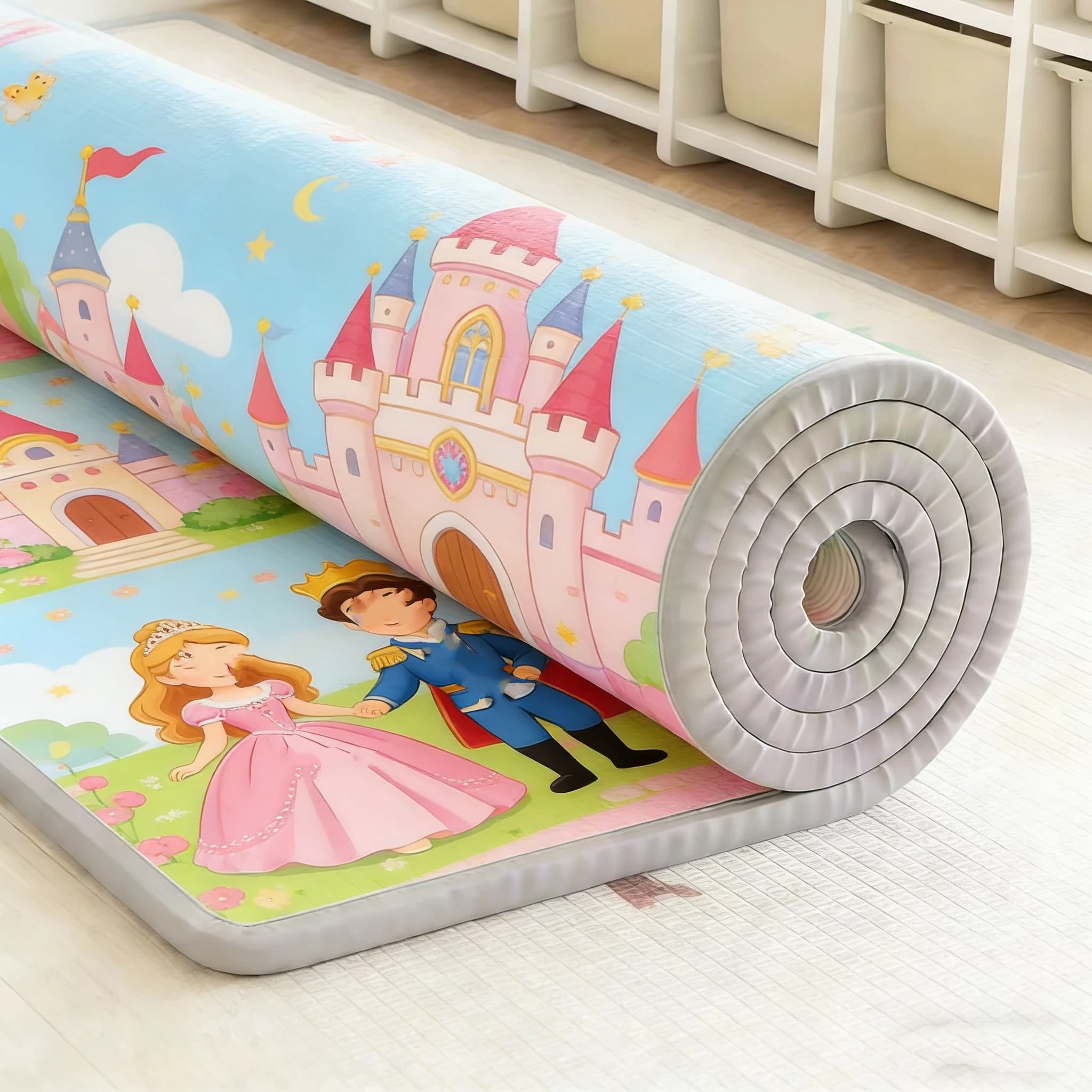 Toy Carpet for Children 200x180/180x150/180x120cm, Safety Mat Thickness, Folding Carpets for Catching, Soft Carpet for Playing