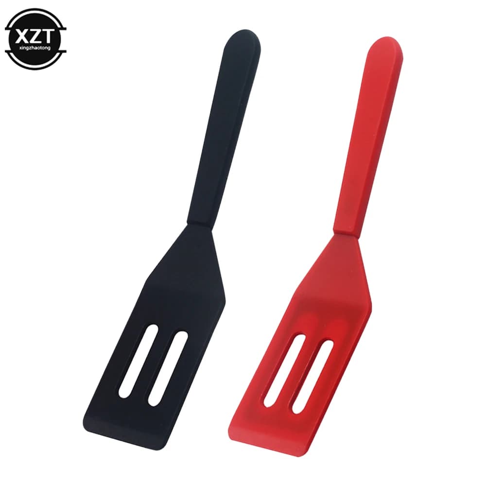 Mini spatola in silicone per uso alimentare Cucchiaio antiaderente per padella per uova fritte Spatola per bistecche Utensili da cucina Accessori da cucina