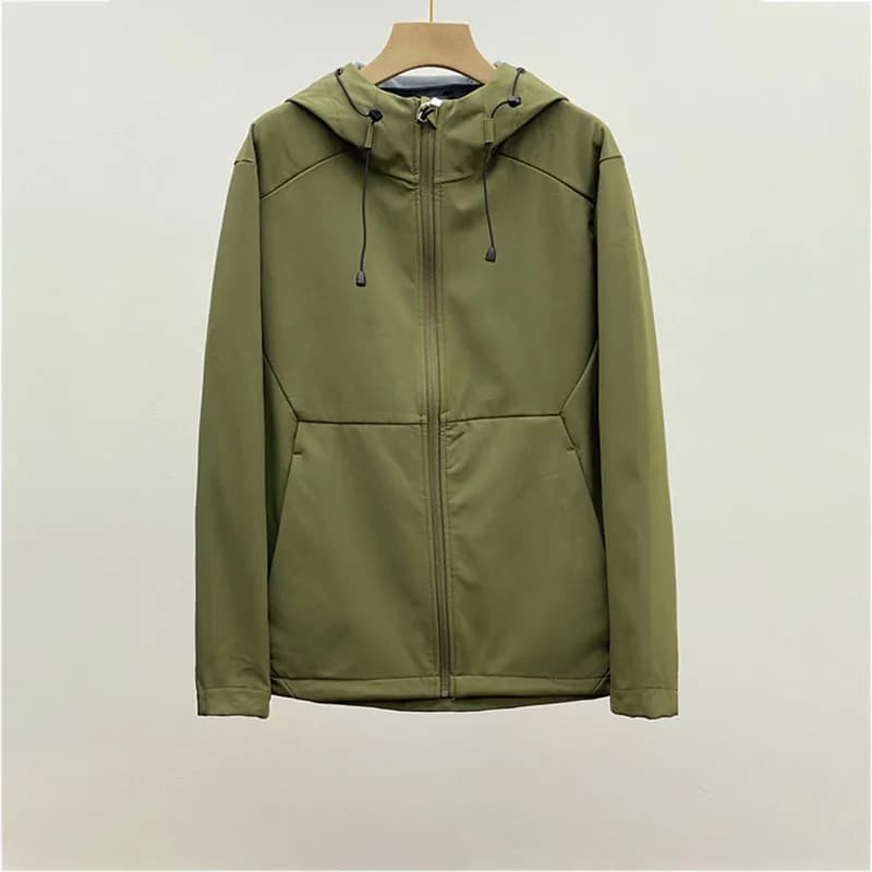 Outdoor Pata Soft Shell Antivento Uomo Escursionismo Ciclismo Sport Pesca Alpinismo e campeggio Giacca semplice e alla moda