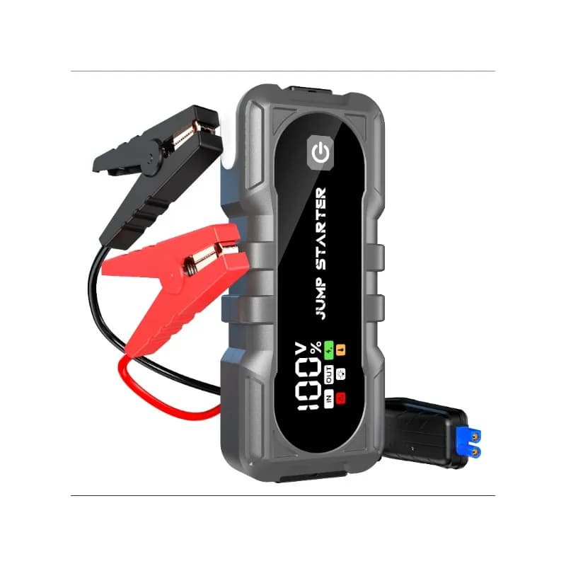Avviatore di Emergenza Portatile Power Bank Ricarica Rapida Luce LED Caricabatterie per Auto Camion e Moto Corrente di Picco 2500A