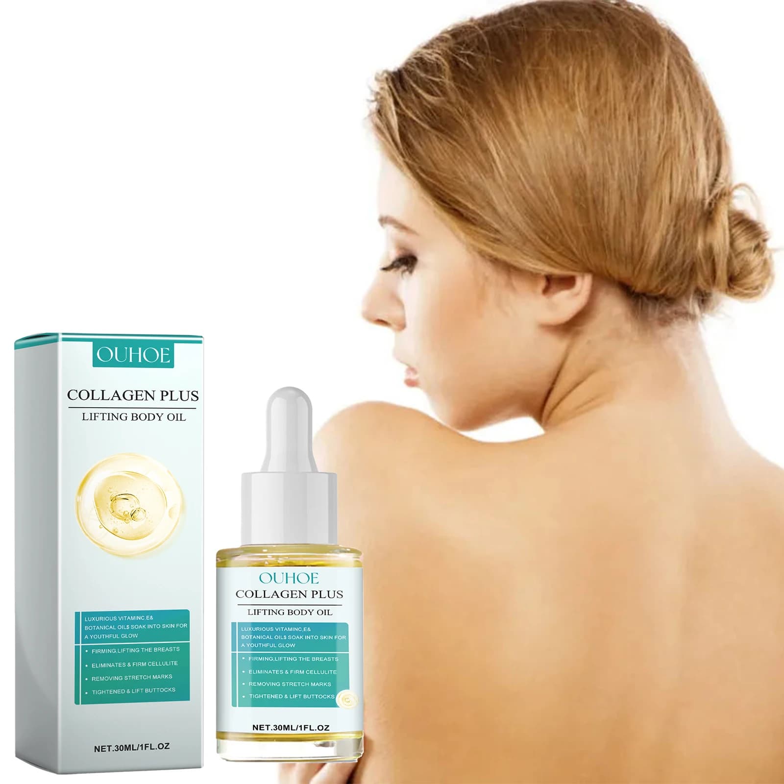 Collagen Body Oil Lifting Rassodante Braccia Grasso della pancia Glutei Sculpture Hydrating Reduce the fine lines Rughe Oil Rassodante for skin