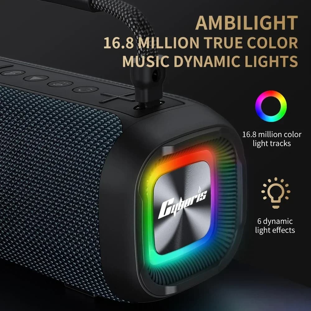 Nuovo Sistema Karaoke Portatile da 80W per Esterni con Microfono Wireless, Luci LED RGB Attive, Bassi Profondi e Sistema PA per Feste