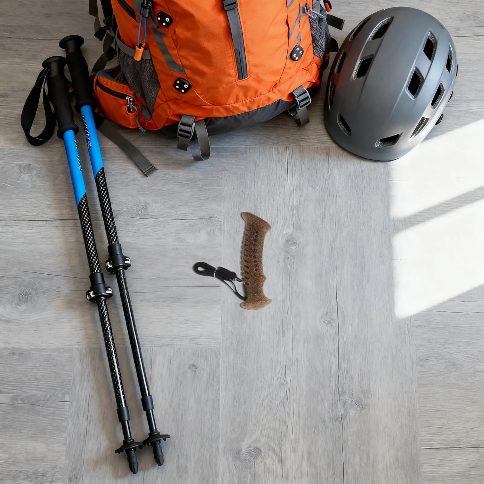 Sughero Spare Parts for Trekking Sticks, Hiking and Skiing, Ergonomics, Anti-slip, Comfortable with Dust Strap