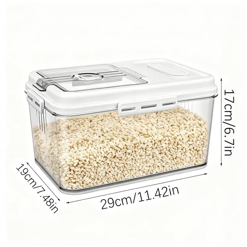 for Sealed Food Storage Containers Kitchen Pantries Free Plastic Space Saving