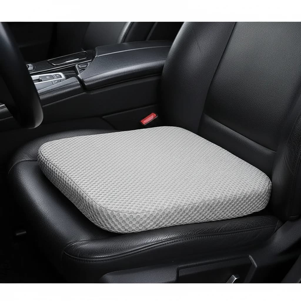 Cuscino del sedile per aumentare l'altezza dell'auto, pendenza ispessente, design ergonomico per una guida comoda