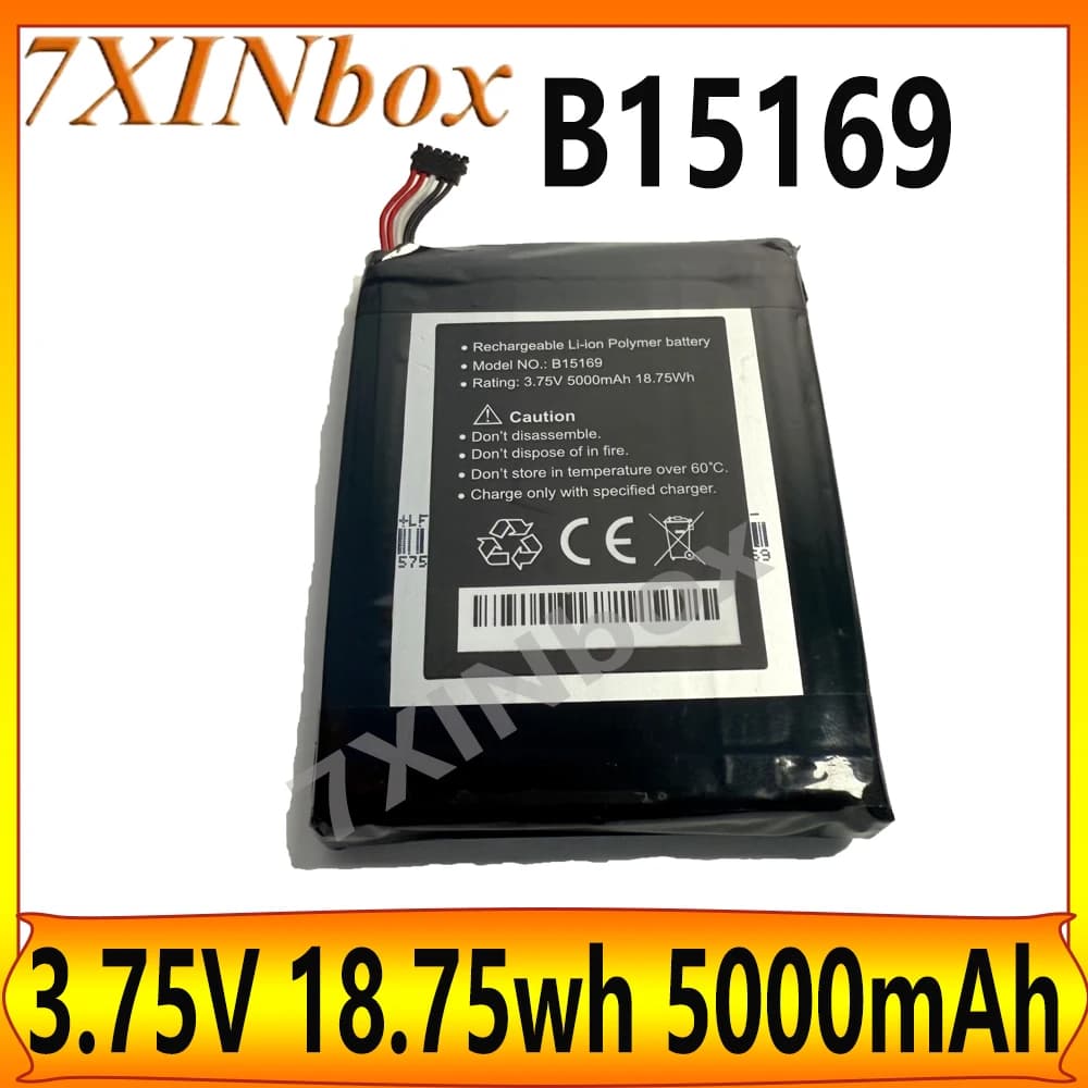 Batteria 7XINbox 5000mAh Nuova di Zecca B15169 3.75V 18.75Wh per Ring Video Doorbell Cam (1a Gen) 720p - Edizione 2014