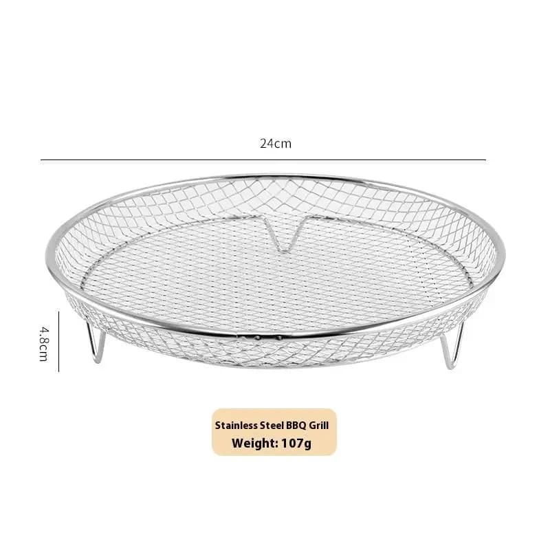 Kitchen Tools Cooking Tools Cooking Multiple Foods Air Frying Grid Suitable for Air Fryers Baking Grill Stainless Steel Stackable Grill