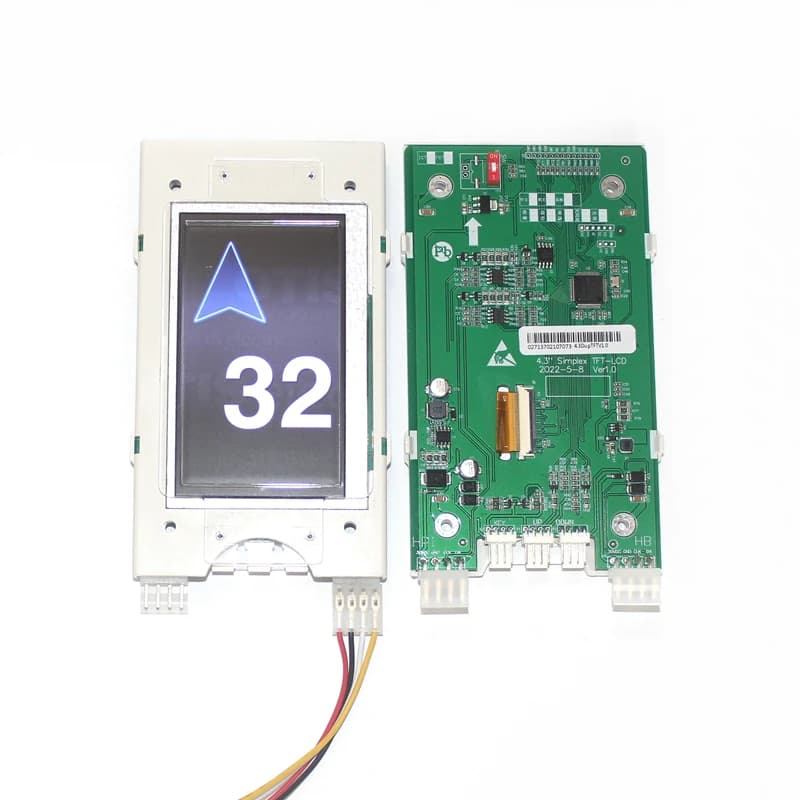 Scheda display TFT-LCD da 4,3 pollici LMTFT430L Parti per ascensori Accessori per ascensori