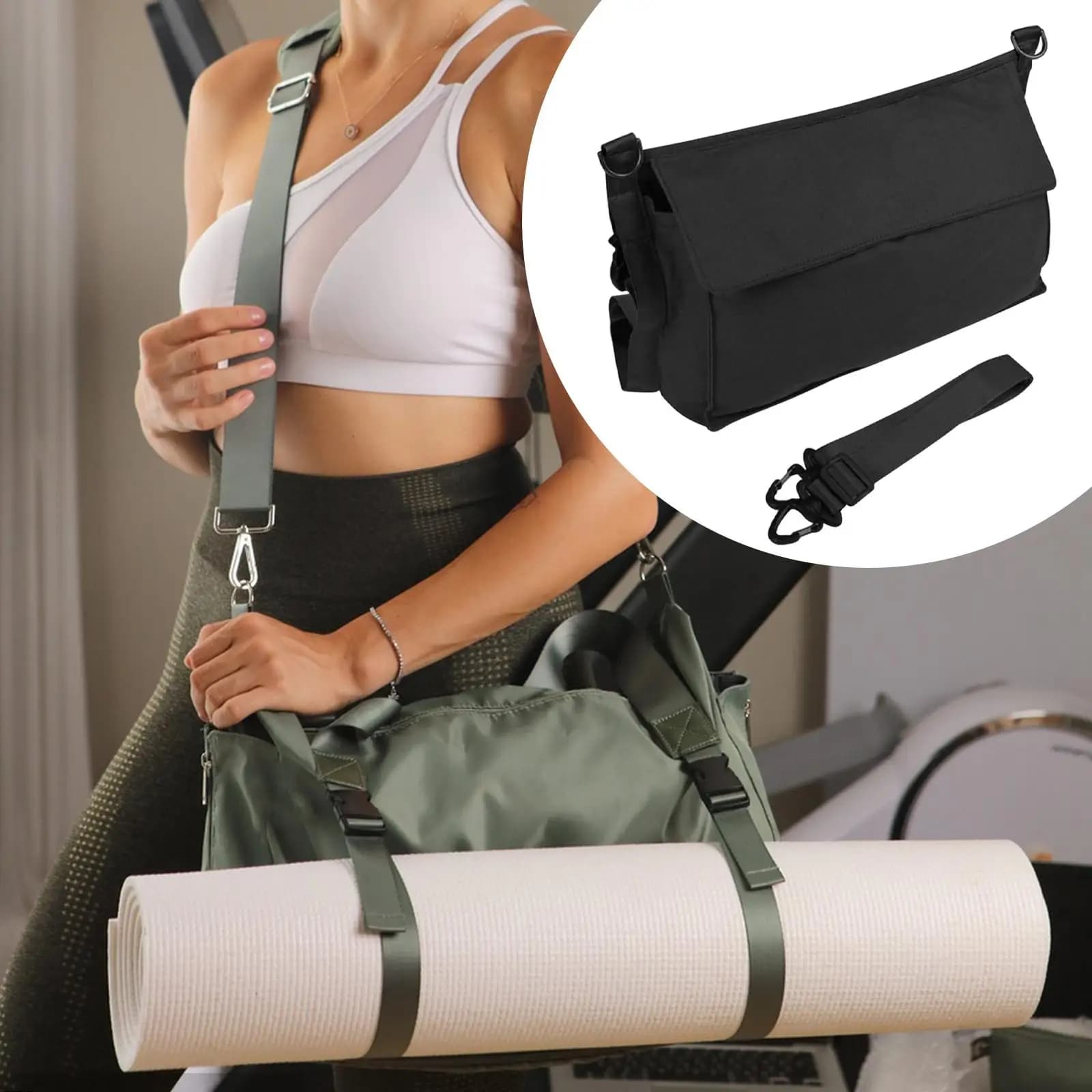 Yoga Mat Bag Carrier Sturdy Travel Yoga Gym Bag for Fitness Exercise Pilates