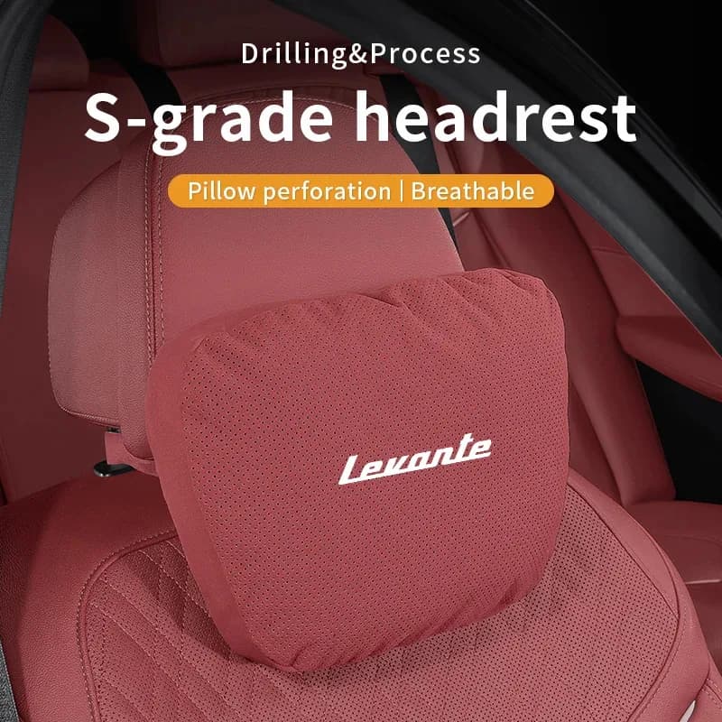 Poggiatesta interno per auto, poggiatesta per Maserati Levante, poggiatesta automatico, supporto per il collo, cuscino lombare, parti morbide del cuscino per il collo