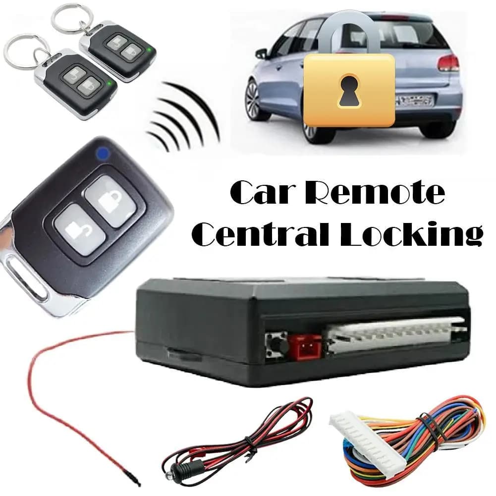 Kit centrale remoto universale per auto Serratura per porta Sistema senza chiave Chiusura centralizzata con sistemi di allarme Telecomando centrale automatico
