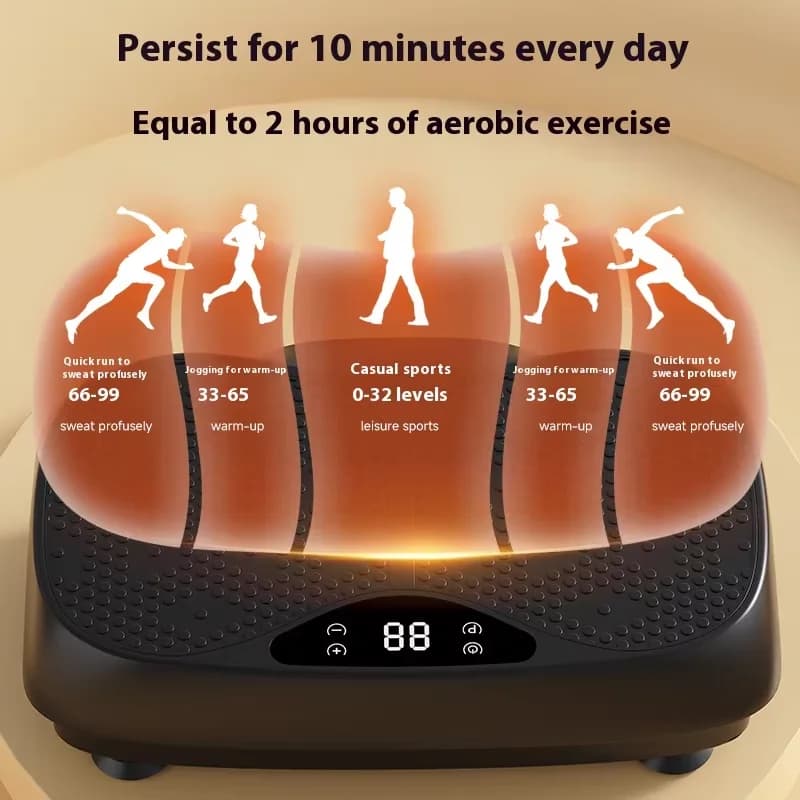 Macchina con Piastra Vibrante per Tutto il Corpo Personalizzata per la Perdita di Peso, Allenamento Fitness Domestico ed Esercizio Elettrico