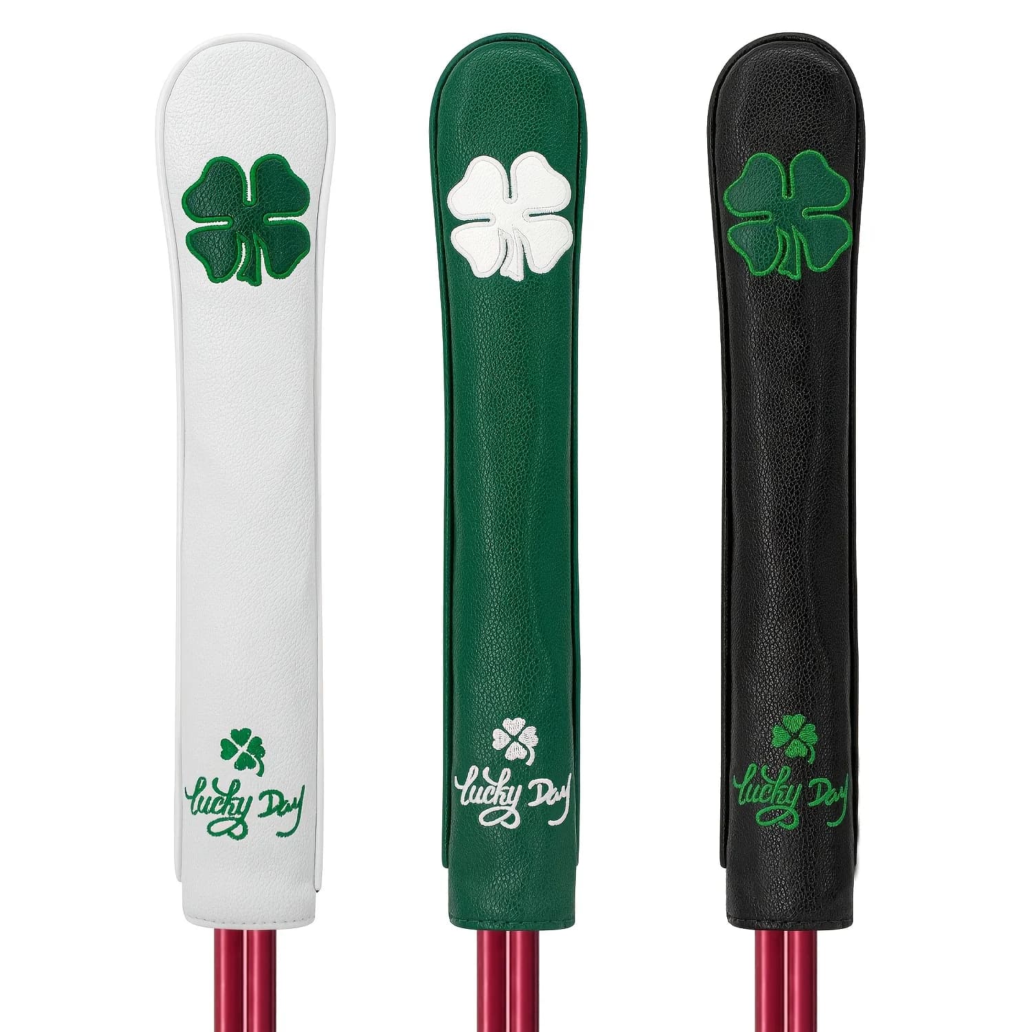 1pc Golf Alignment Stick Cover, Premium PU Golf Direction Rod Protector Sleeve, Lightweight Golf Training Aid Headcover